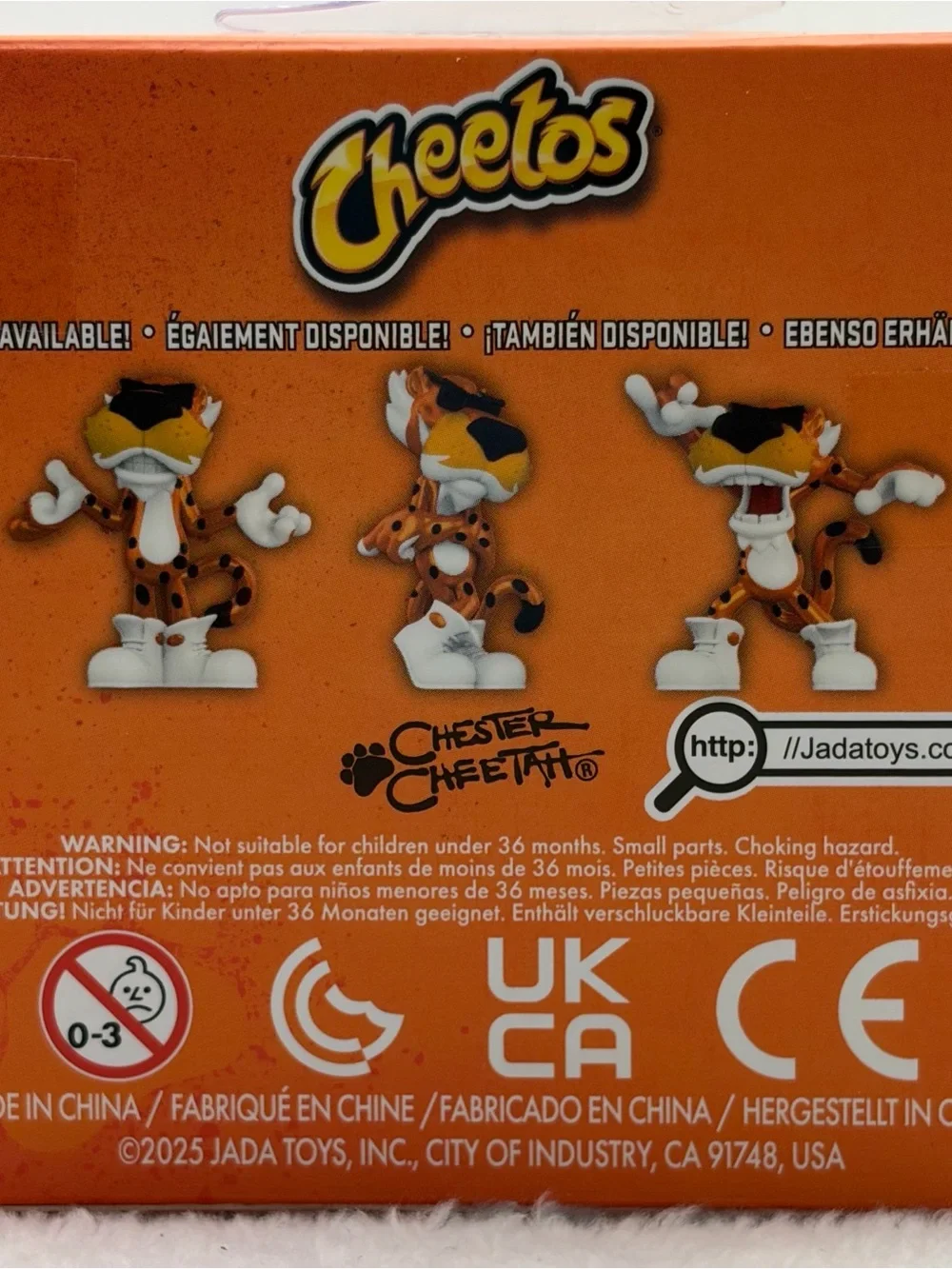 Jada Toys MetalFigs Cheetos Chester Cheetah Die-Cast Figure New In Box